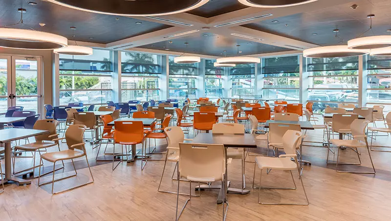 Common area at FHE Health residential treatment facility in Deerfield Beach