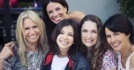 Five woman who are enrolled in FHE Health's Empower! women's treatment program