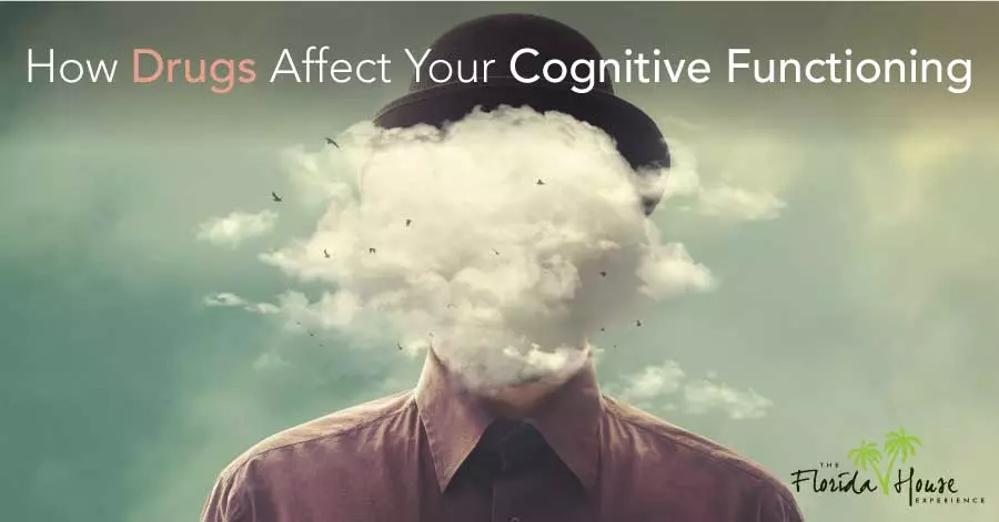 how drugs affect the cognitive funcitons of the brain