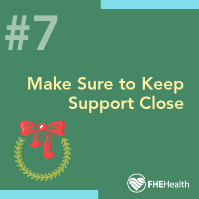 make sure to keep support close