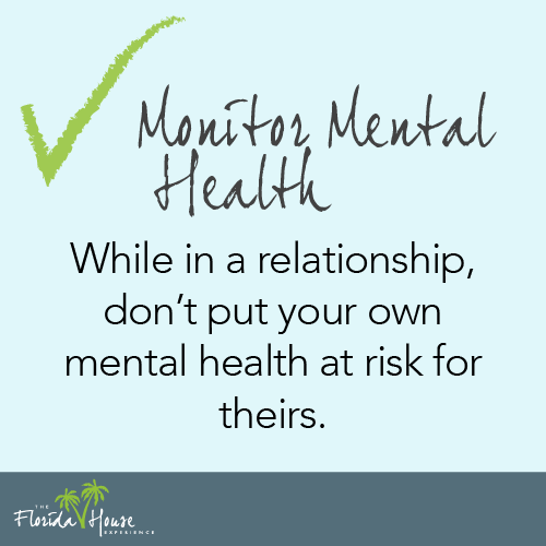 Monitor your own mental health