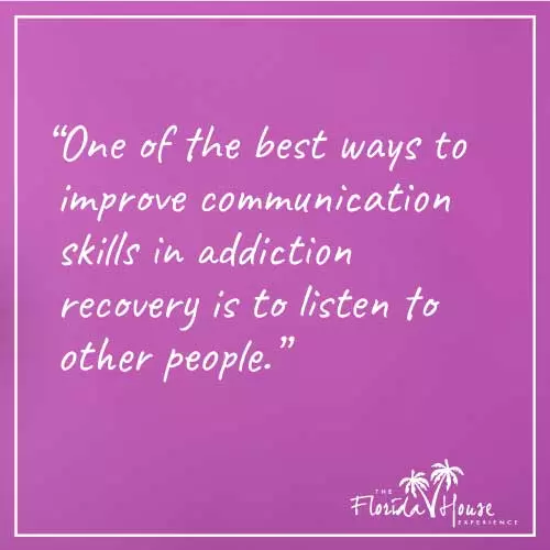 Tips for better communication in recovery