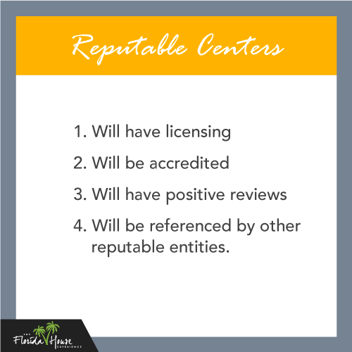 Reputable Centers - Questions to ask