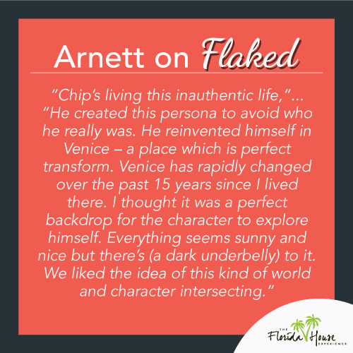 Will Arnett talking about his show 'Flaked'