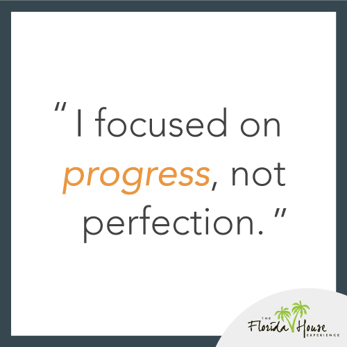 Alumni addiction testimonial - focusing on progress