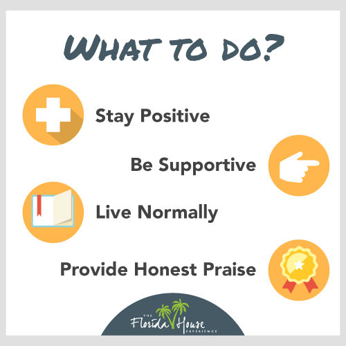 What to do around the loved ones with recovery