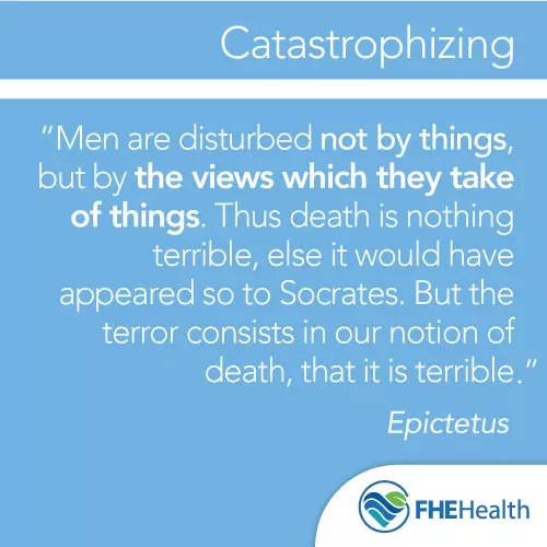 Men are disturbed not by things but by the views which they take of things