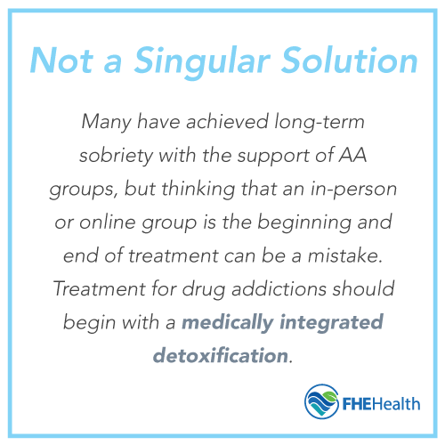 Successful recovery should incorporate more than just AA
