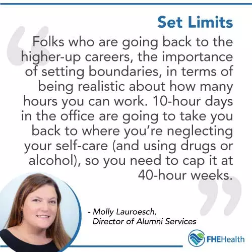 Knowing how to set limits with your sobriety
