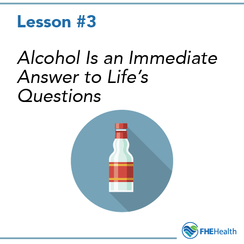 Lesson childrens learn from seeing parents drink - Alcohol is an immediate answer