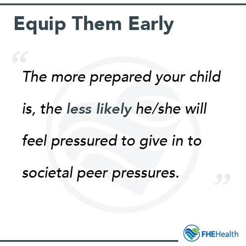 Equip your children to deal with the peer pressure of drug use