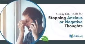 CBT: 5 Thought Stopping Techniques For Anxiety or Negative Thoughts