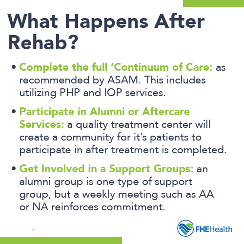What Happens After Rehab