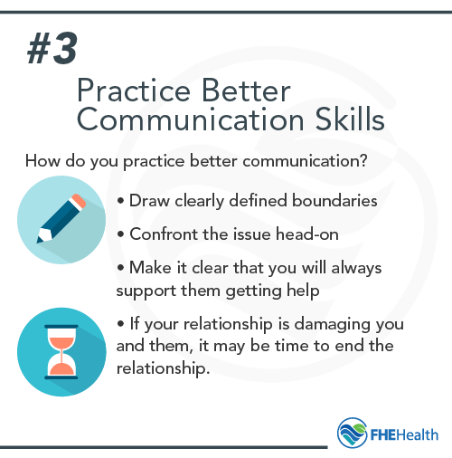 Practice Better communication with the addict in your life