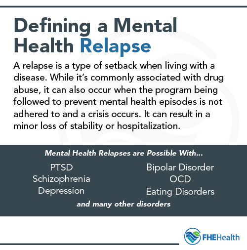 How to define a mental health relapse