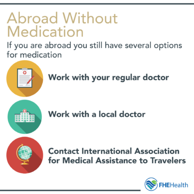 Abroad without medication