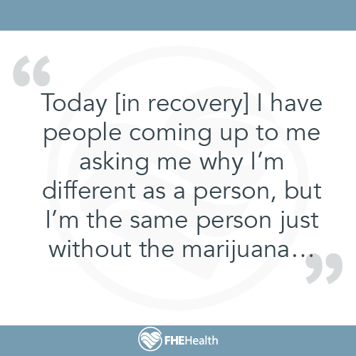 Today in recovery, I have people coming up to me