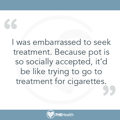 I was embarrassed to seek treatment