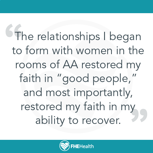 My relationship with AA restored faith