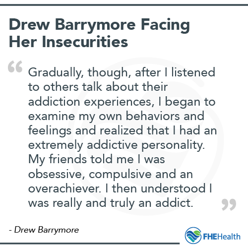 Drew Barrymore Discussing her Mental Health