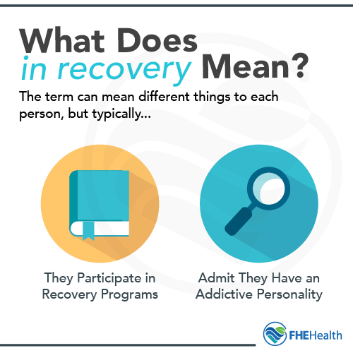 What does 'in recovery' mean