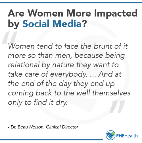 Are women more impacted by social media?