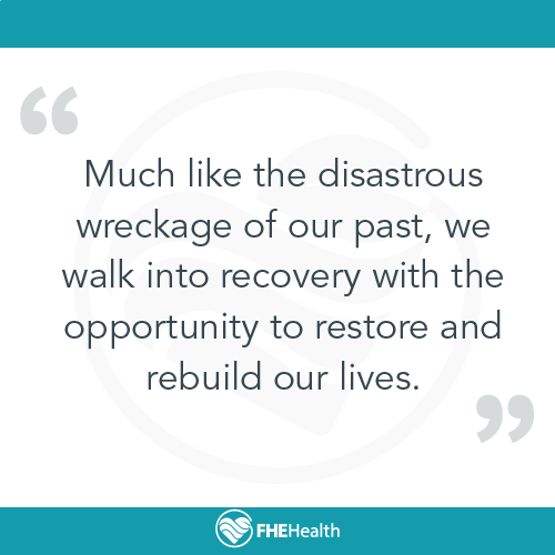Much like the disastrous wreckage of our past - 