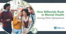 How Millenials Rank in Mental Health among other generations
