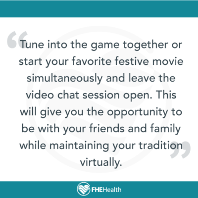 Activities together over video chat