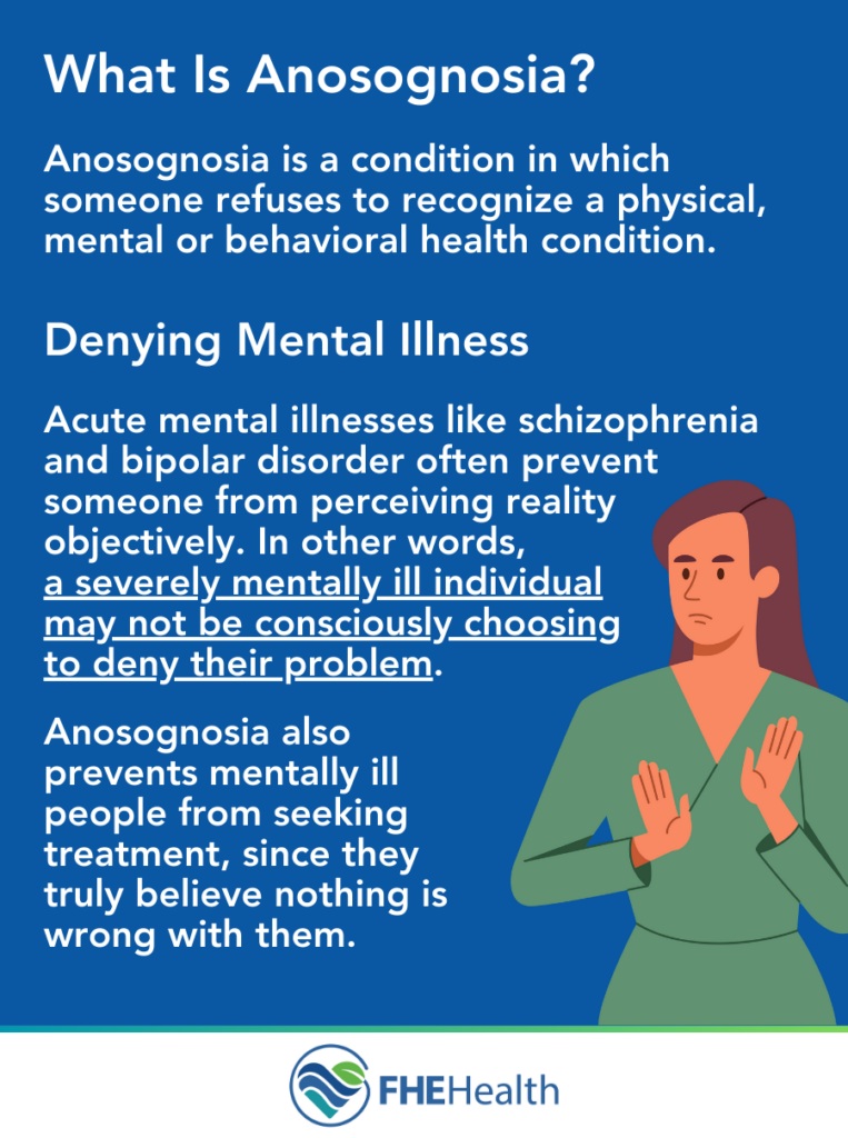 What is anosognosia - the denial of mental illness