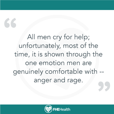 All men cry for help