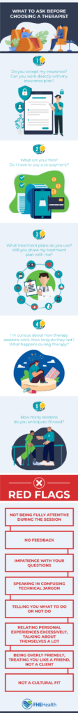What to ask before choosing a therapist