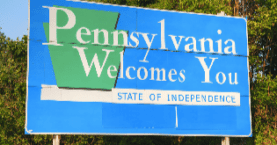 PA Welcome Sign