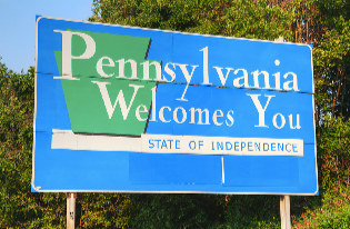 PA Welcome Sign