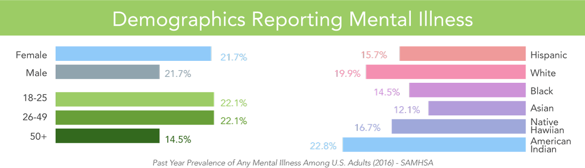 Demographics Reporting Mental Illness