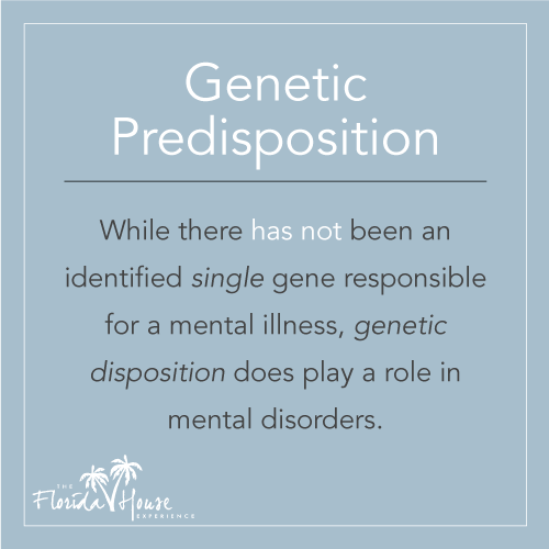 Genetic predisposition to mental illness