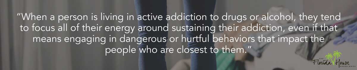 Living with an Addict - Quote