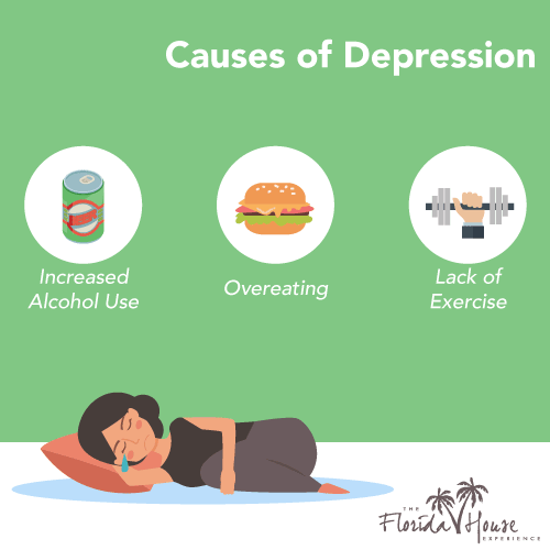What are the causes of depression during the holidays