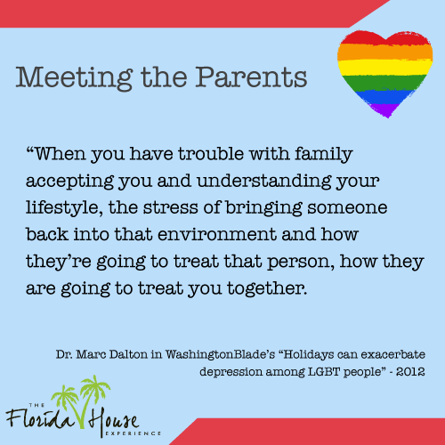 Meeting the parents during LGBTQ community