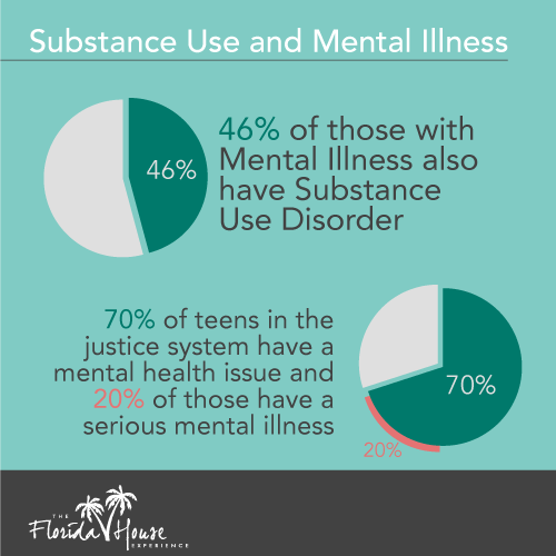 Mental Illness and Substance Use - 46% have both