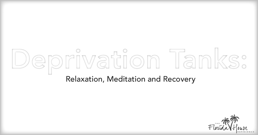 Deprivation tanks for addiction recovery?