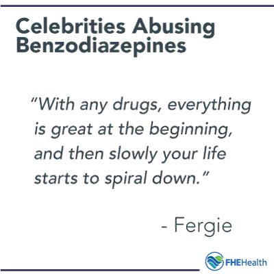 Celebrity cases of benzo abuse