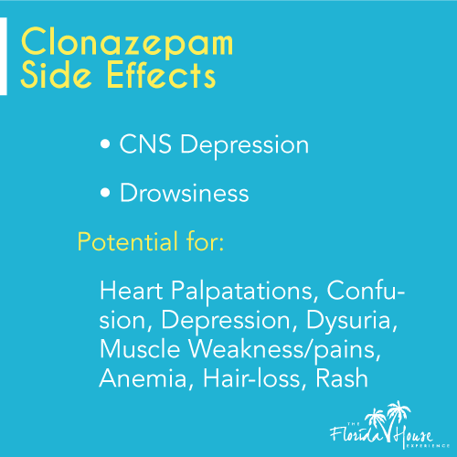 The Side effects of clonazepam