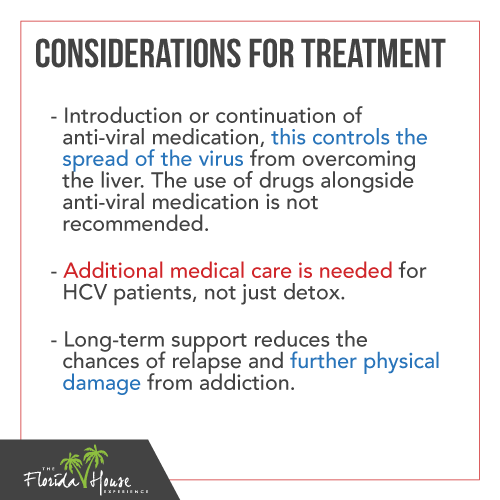 Considerations for Treatment of Hep C alongside Addiction