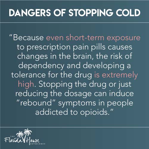Dangers of stopping prescription cold