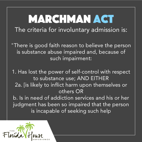 How can I use the marchman act