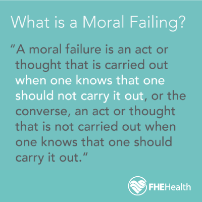 what is a moral failing
