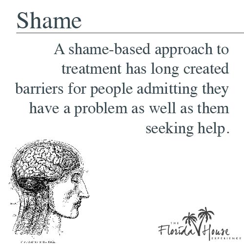 How shame is often used to treat addiction