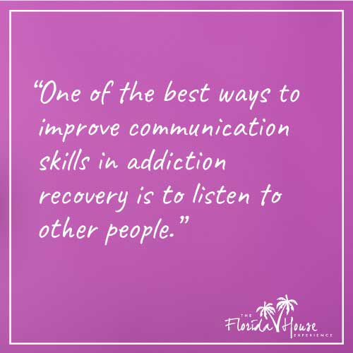 Tips for better communication in recovery