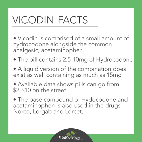 What are the facts about vicodin? Similar drugs and composition